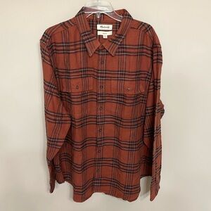 Madewell Mens XXL Easy Fit Flannel